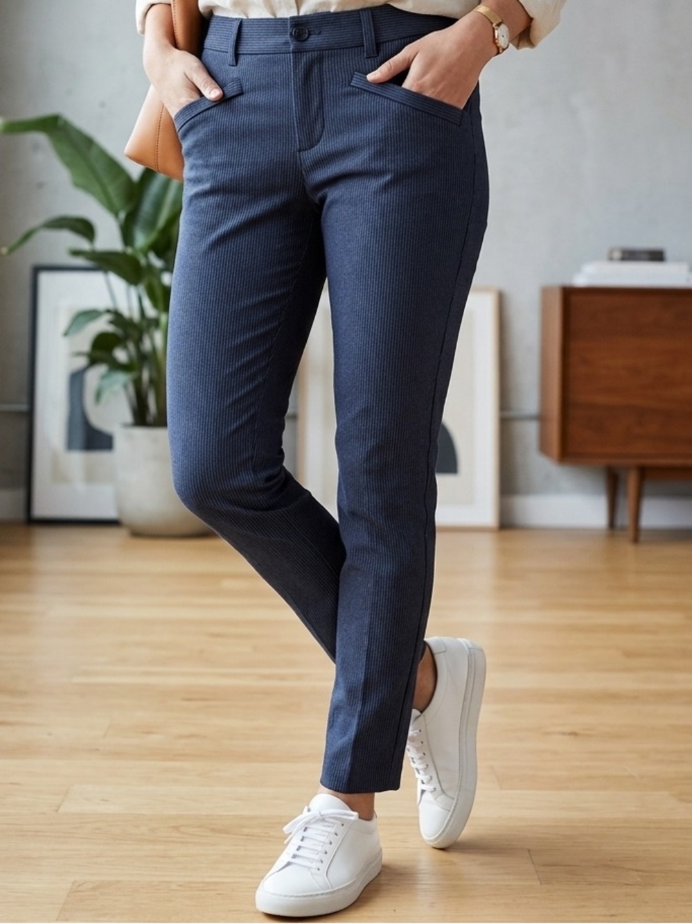 GAP Navy Blue Tailored Pants